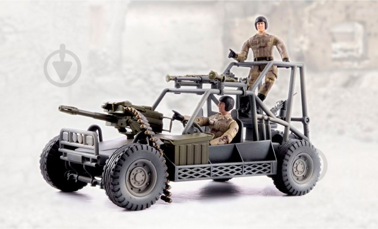 Игровой набор M&C Toy Военный багги 77022 6456639 - фото 2 Игровой набор M&C Toy Военный багги 77022 6456639 - фото 2
