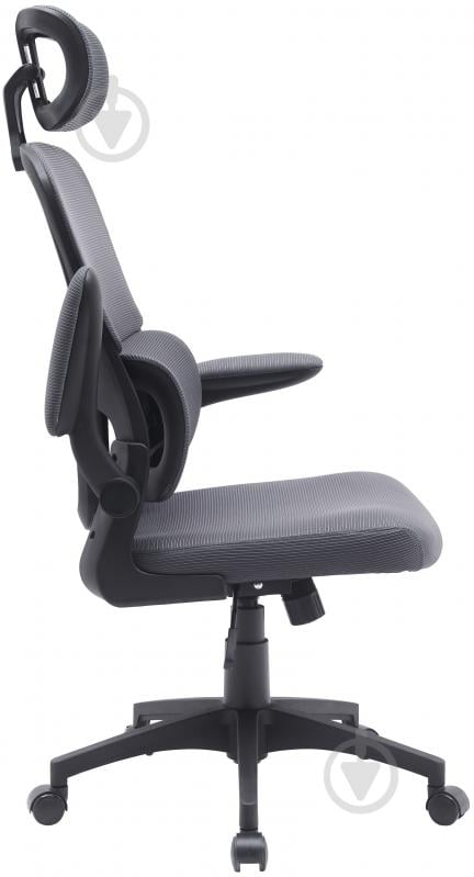 Кресло офисное Ergomix TORSO Grey (LY-8018H-BK) серый - фото 3