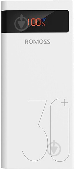 Повербанк Romoss Sense8P+ (PHP30-515-1134) 30000 mAh white (946938) 18 W - фото 1