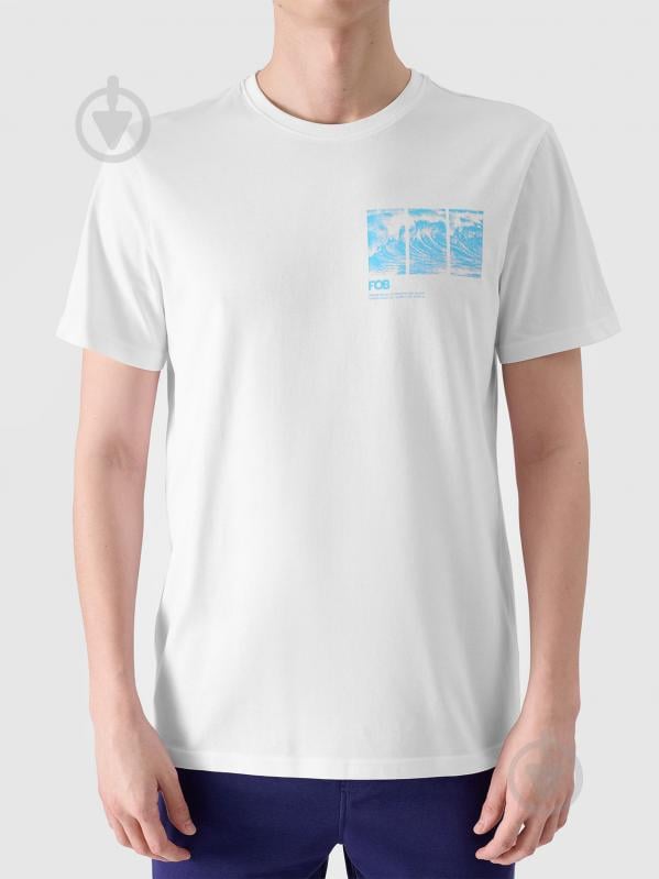 Футболка 4F TSHIRT M2106 4FRSS24TTSHM2106-10S р.3XL белый - фото 5