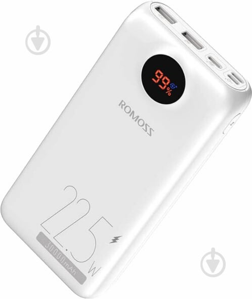 Повербанк Romoss 30000 mAh white (964073) 22,5WPSW30PF(PSW30-152-1133H) - фото 1