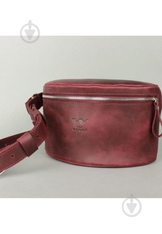 Сумка поясная Wings BeltBag бордовая винтажная TW-BeltBag-mars-crz бордовый - фото 3