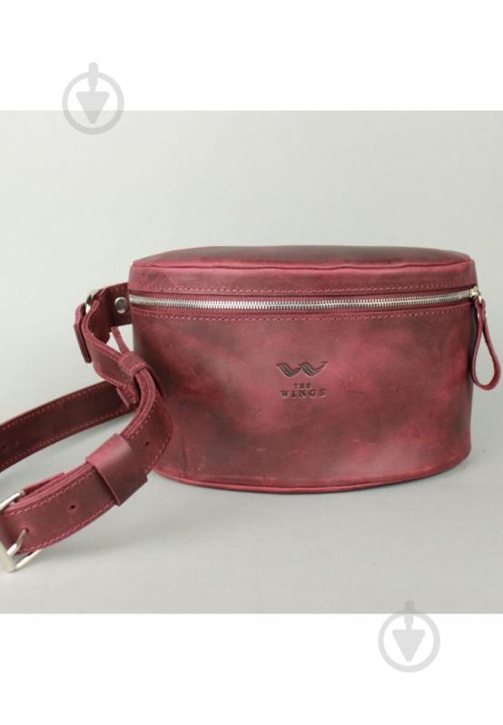 Сумка поясная Wings BeltBag бордовая винтажная TW-BeltBag-mars-crz бордовый - фото 2