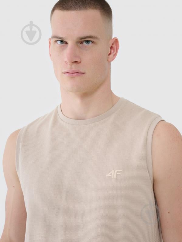 Майка 4F SLEEVELESS M233 4FRSS25TSLEM233-83S р.L бежевый - фото 4 Майка 4F SLEEVELESS M233 4FRSS25TSLEM233-83S р.L бежевый - фото 4