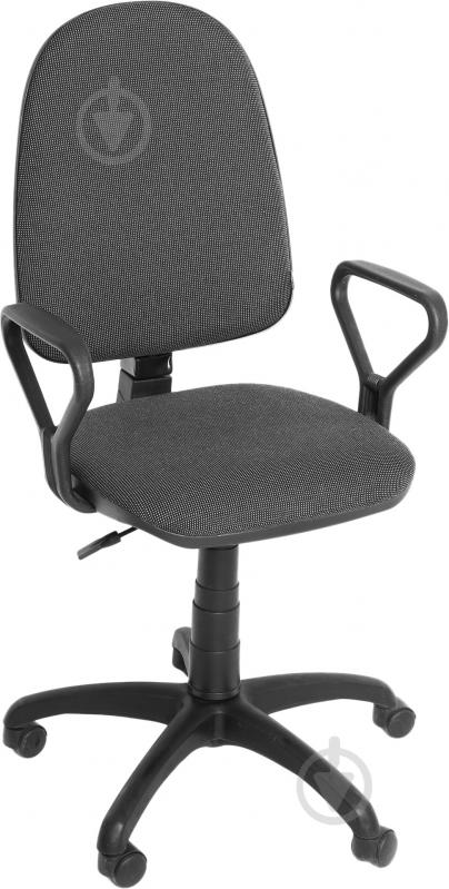 Крісло AMF Art Metal Furniture Престиж Люкс 50/АМФ-1 А-14 чорно-сірий - фото 1 Крісло AMF Art Metal Furniture Престиж Люкс 50/АМФ-1 А-14 чорно-сірий - фото 1