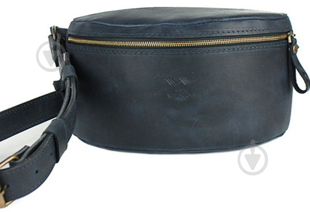 Сумка поясная Wings BeltBag темно-синяя винтажная TW-BeltBag-blue-crz темно-синий - фото 1