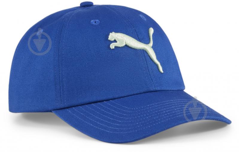 Кепка Puma ESS CAP JR CAT LOGO 02480303 OS синий - фото 1