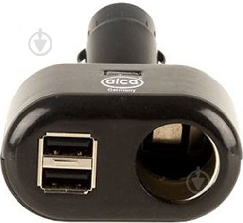 Разветвитель прикуривателя Alca 2USB +1 12V - фото 2