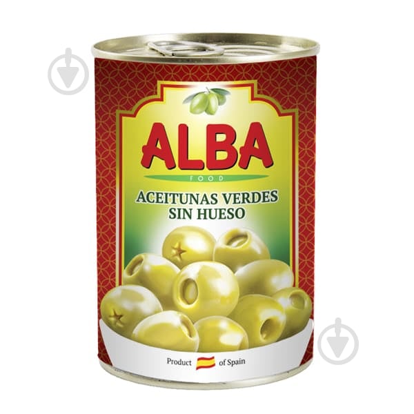 Оливки ALBA FOOD без кісточки 300 мл - фото 1