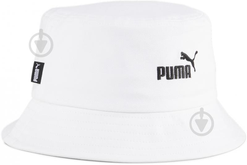 Панама Puma ESS NO 1 LOGO BUCKET HAT 02536502 р.S-M белый - фото 1