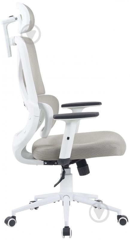Кресло офисное Ergomix LEVEL (LY-8029H-1-WT) светло-серый - фото 3