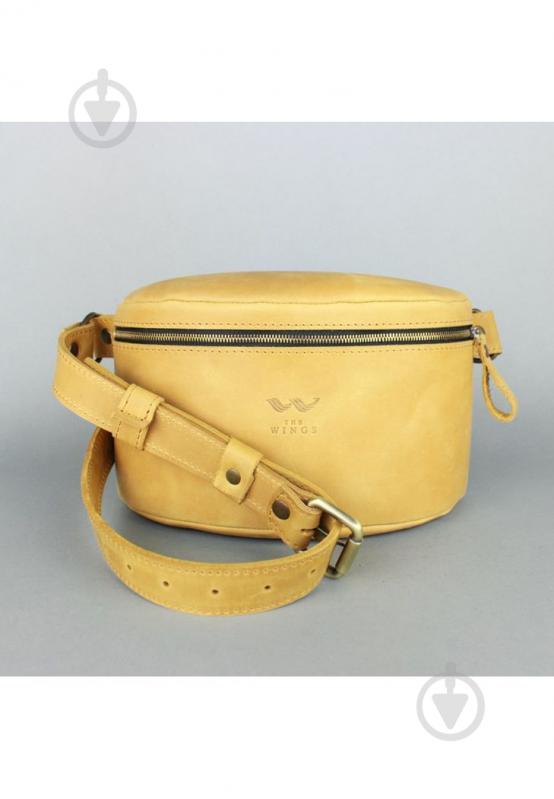 Сумка поясная Wings BeltBag желтая винтажная TW-BeltBag-yell-crz желтый - фото 3