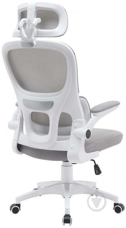 Крісло офісне Ergomix TORSO Light Grey (LY-8018H-WT) світло-сірий - фото 4 Крісло офісне Ergomix TORSO Light Grey (LY-8018H-WT) світло-сірий - фото 4