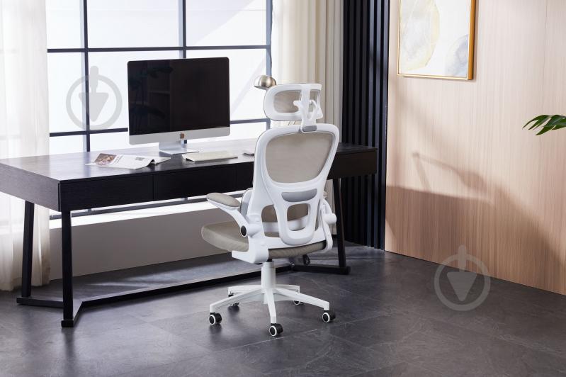 Крісло офісне Ergomix TORSO Light Grey (LY-8018H-WT) світло-сірий - фото 9 Крісло офісне Ergomix TORSO Light Grey (LY-8018H-WT) світло-сірий - фото 9