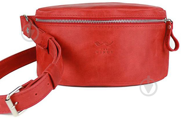 Сумка поясная Wings BeltBag красная винтажная TW-BeltBag-red-crz красный - фото 1