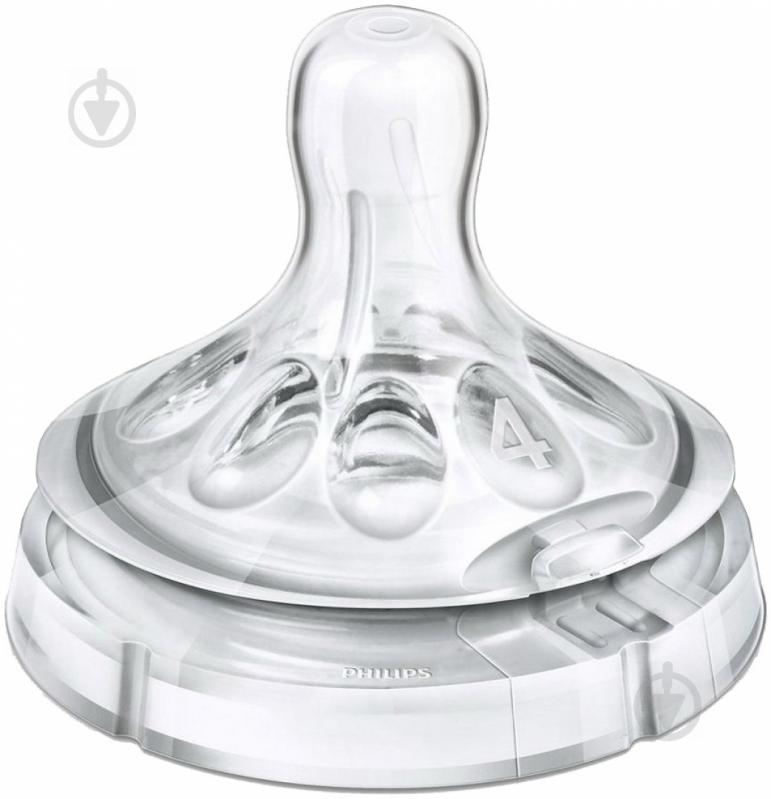 Соска Philips Avent Четыре отверстия NATURAL SCF654/27 2шт - фото 2