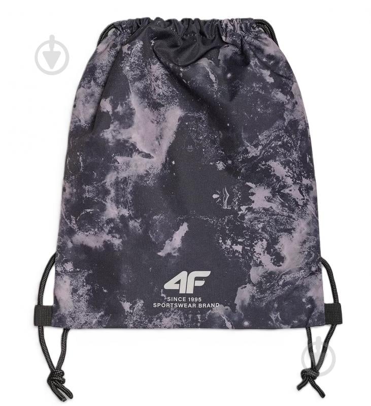4F GYMSACK U112 4FJWSS25AGYMU112-90A 6 л чорно-сірий - фото 1