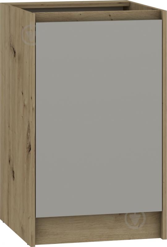 УЦІНКА! Тумба нижня МС Злата 50х82х52 шиншила сіра/дуб артізан Грейд (УЦ №2874) - фото 1