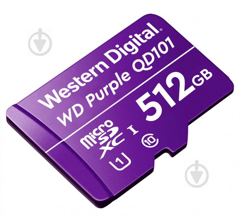 Карта памяти Western Digital microSDXC 512 ГБ Class 10 (WDD512G1P0C) Purple UHS-I - фото 2