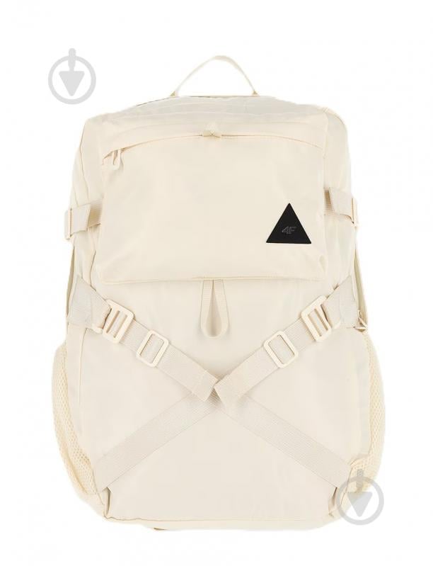 Рюкзак 4F 4FWSS25ABACU424-11S BACKPACK U424 4FWSS25ABACU424-11S молочный - фото 1 Рюкзак 4F 4FWSS25ABACU424-11S BACKPACK U424 4FWSS25ABACU424-11S молочный - фото 1