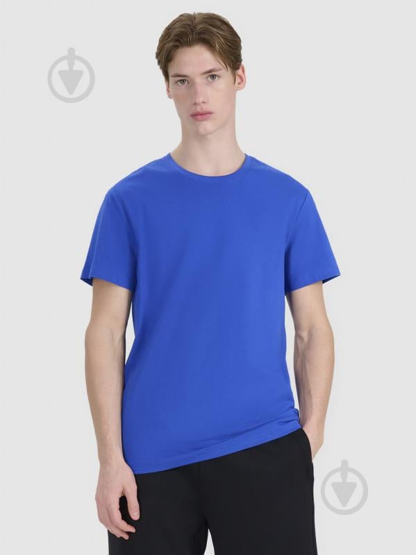 Футболка 4F TSHIRT M2239 4FWSS25TTSHM2239-36S р.L синій - фото 1