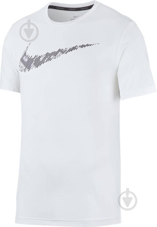 Футболка Nike M NK TOP SS HPR DRY GX2 CJ4633-100 р.2XL белый - фото 1