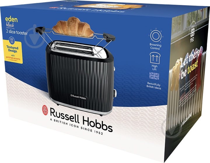 Тостер Russell Hobbs Eden 2S 27371-56 Black - фото 6 Тостер Russell Hobbs Eden 2S 27371-56 Black - фото 6