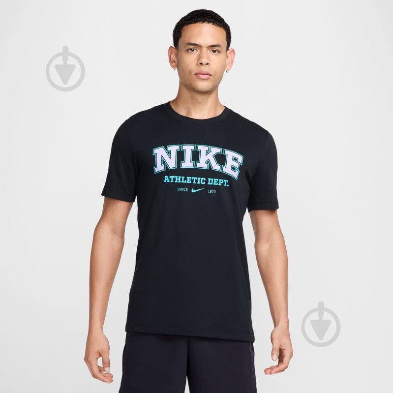 Футболка Nike M NK DF TEE HBR PRINT HJ3605-010 р.XL чорний - фото 1 Футболка Nike M NK DF TEE HBR PRINT HJ3605-010 р.XL чорний - фото 1