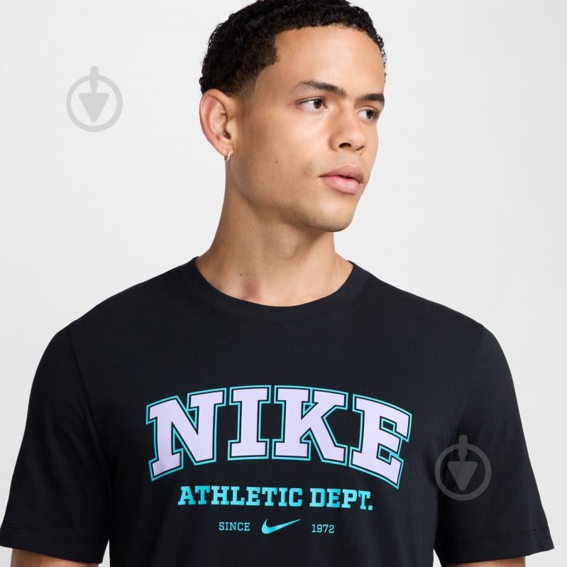 Футболка Nike M NK DF TEE HBR PRINT HJ3605-010 р.XL чорний - фото 3 Футболка Nike M NK DF TEE HBR PRINT HJ3605-010 р.XL чорний - фото 3