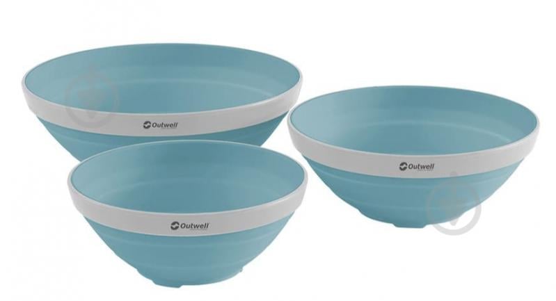 Набор туристической посуды Outwell 7 л Collaps Bowl Set Classic Blue - фото 1