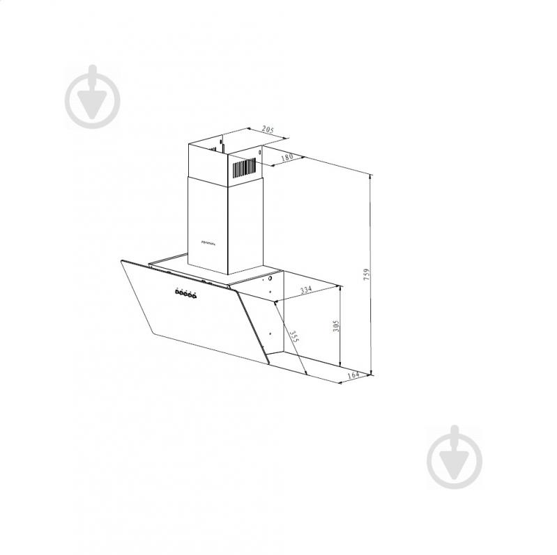 Витяжка Pyramida NRX1-50 WH - фото 6