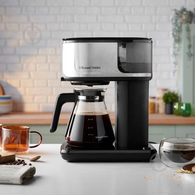 Кофеварка капельная Russell Hobbs 26840-56 Attentiv Black Coffee Maker - фото 10