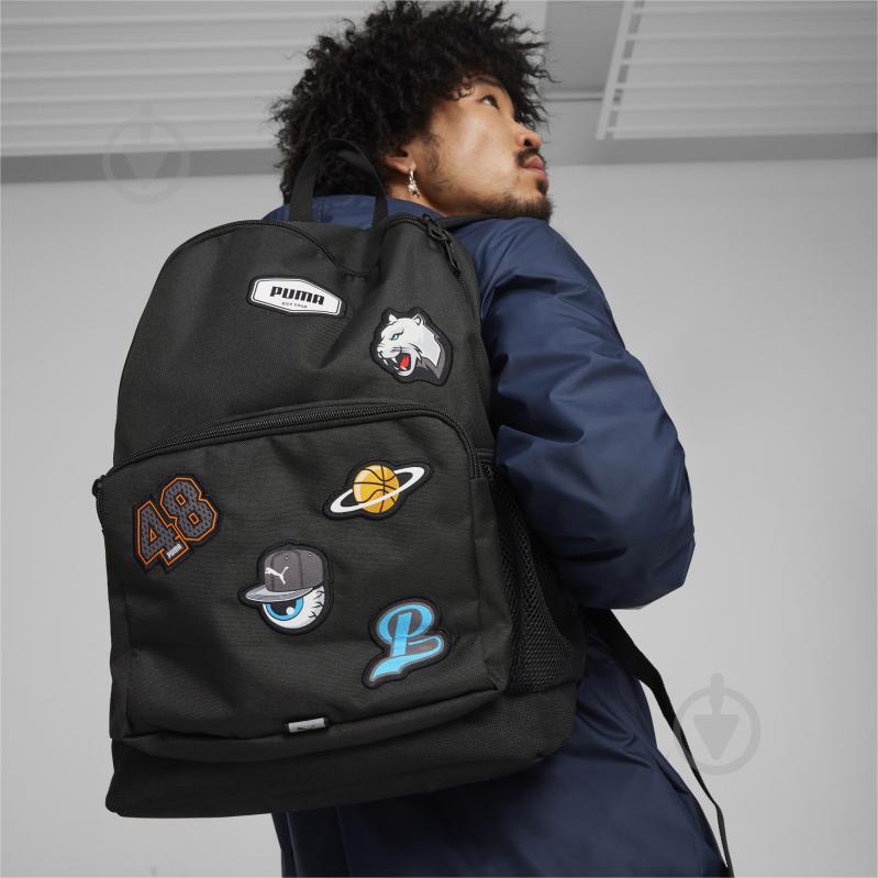 Рюкзак Puma PATCH BACKPACK 09034401 25 л чорний - фото 3