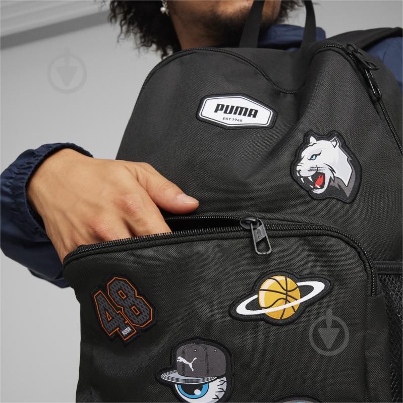 Рюкзак Puma PATCH BACKPACK 09034401 25 л чорний - фото 4