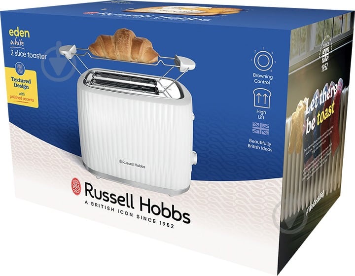 Тостер Russell Hobbs Eden 2S 27370-56 White - фото 8