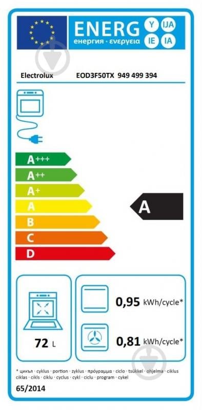 УЦЕНКА! Духовой шкаф Electrolux EOD3F50TX (УЦ №2877) - фото 6