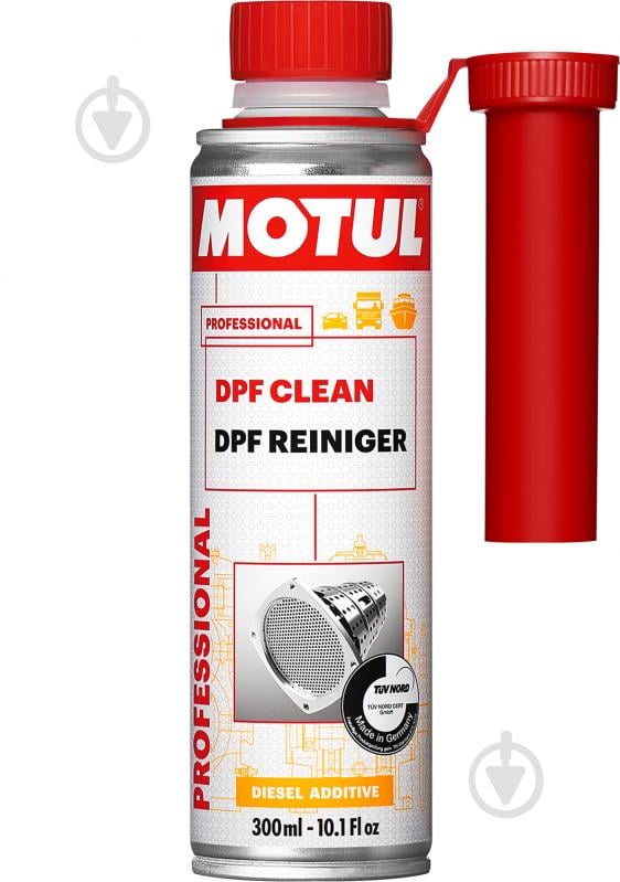 Очисник паливної системи дизельних двигунів Motul DPF Clean 300мл + Engine Clean Auto Professional 300 мл - фото 3