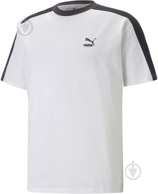 Футболка Puma T7 TREND 7ETTER TEE 53951602 р.M белый - фото 1