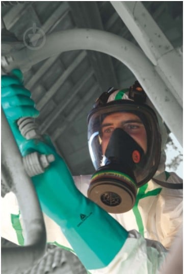 Рукавички Delta Plus нітрилові з бавовняною підкладкою з покриттям нітрил M (8) VE802VE08 - фото 4