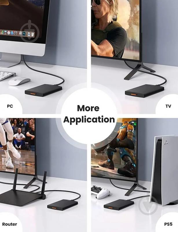 Карман для 2.5" HDD UGREEN 60353 - фото 10