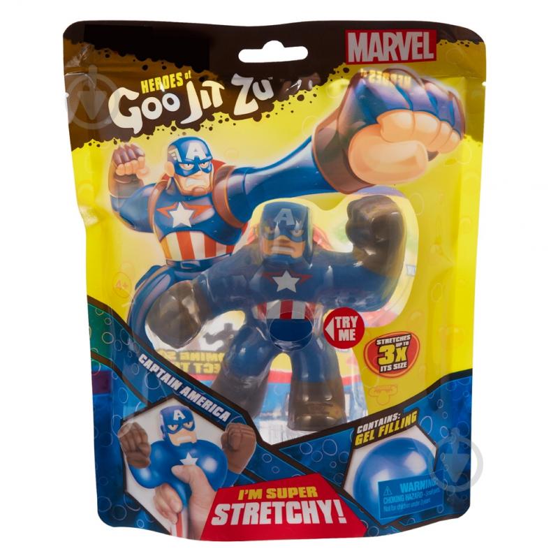 Игрушка-растяжка GooJitZu капитан Америка 121495 - фото 1 Игрушка-растяжка GooJitZu капитан Америка 121495 - фото 1