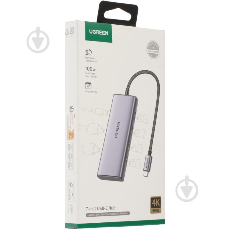 Док-станция UGREEN CM498 silver (35897) - фото 3