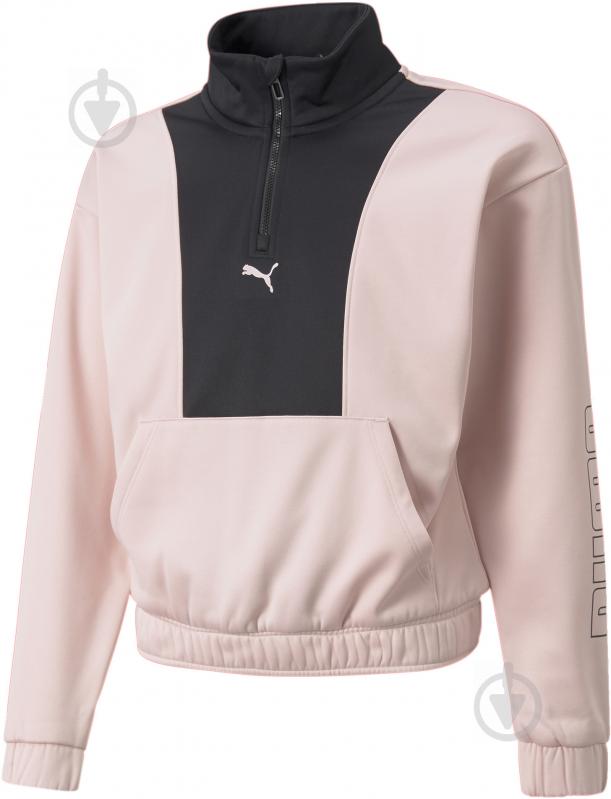 Свитшот Puma Runtrain Quarter-Zip 84565036 светло-розовый - фото 1