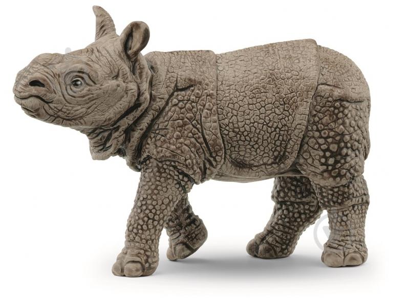 Фигурка Schleich Детеныш индийского носорога 14860 - фото 1 Фигурка Schleich Детеныш индийского носорога 14860 - фото 1
