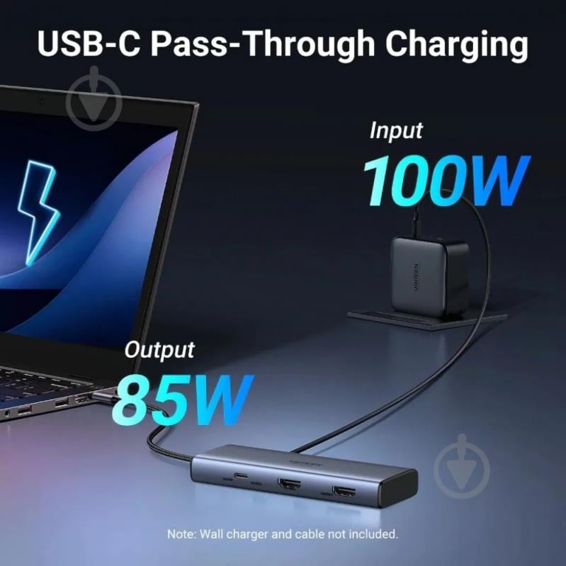 Док-станция UGREEN CM498 silver (45379) - фото 3