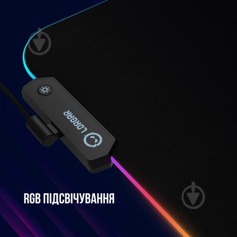 Коврик для мышки LORGAR Steller 913 RGB USB Gaming (LRG-GMP913) - фото 8