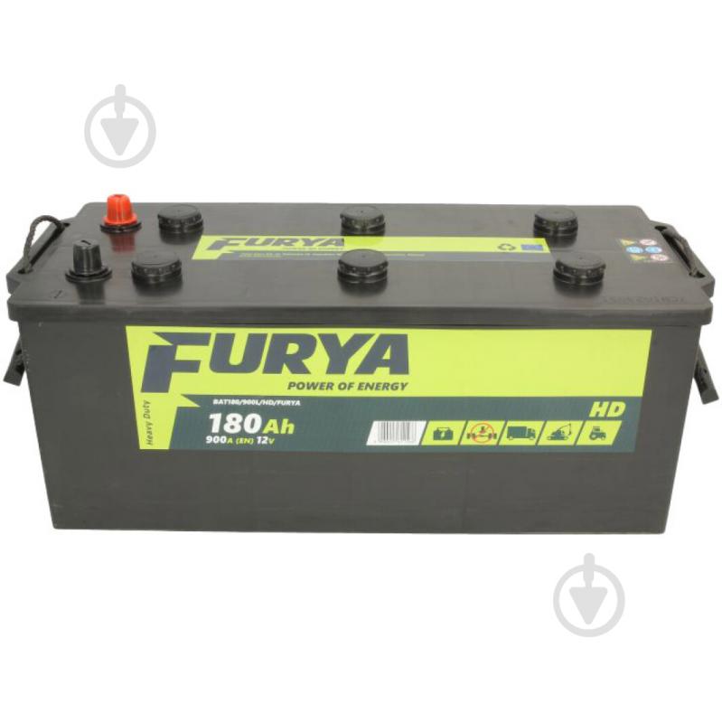 Акумулятор автомобільний FURYA HD 180Ah 900A 12V BAT180900LHDFURYA «+» ліворуч (BAT180900LHDFURYA) - фото 2