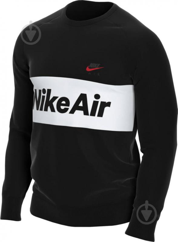 Футболка Nike M NSW AIR CRW FLC CJ4827-010 р.2XL черный - фото 3