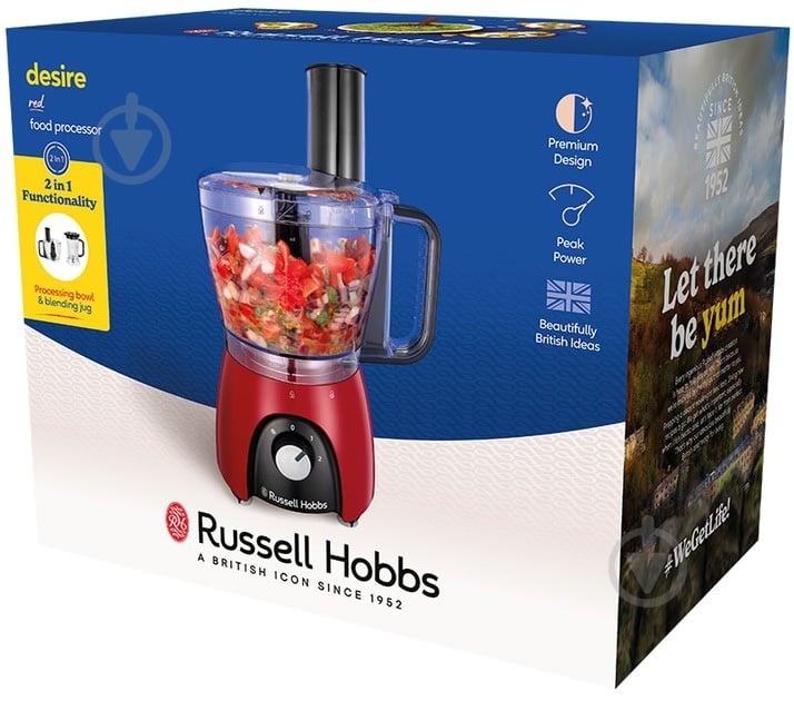 Кухонний комбайн Russell Hobbs 27110-56 Desire Red - фото 9