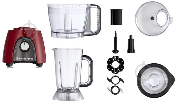 Кухонний комбайн Russell Hobbs 27110-56 Desire Red - фото 2